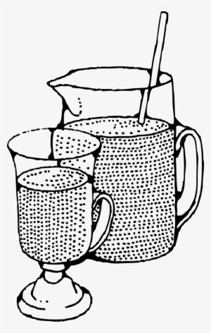 Vector Clip Art - Fruit Punch Clipart Black And White