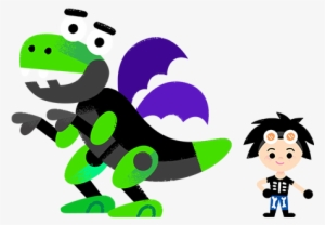 Rusty Rivets And Botasaur Halloween Character Designs - Cartoon