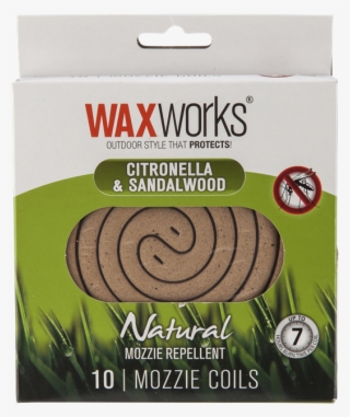 Citronella & Sandalwood Incense Coil 10pack - Waxworks Citronella Candle Tea Light 30pk