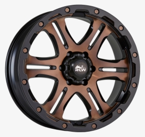 Dart Satin Black / Satin Bronze Face & Rivets - Dezent Tj Dark 6x139.7 Et35 93.1 Rim