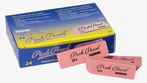 Dixonâ® Pink Pearl Eraser 24\box - Carton