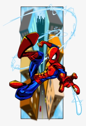 Marvel Studios Slouchy V-neck Spiderman