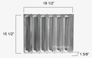 16" X 20" X 2" Kason® Trapper® 7003001620 Heavy Duty - Galvanization
