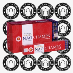 Golden Nag Champa Incense Sticks - Golden Nag Champa Incense Agarbathi Pack Of 1