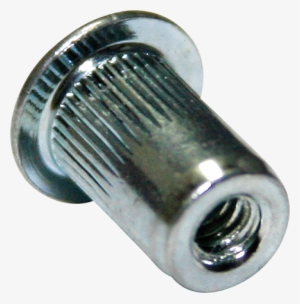 Top Of Page Rivet Nuts, Knurled Flange Steel, Zinc - Steel