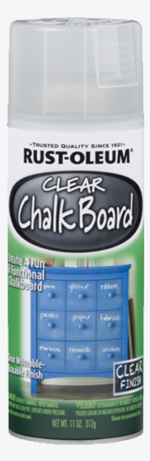 Rustoleum Clear Chalkboard Spray Paint