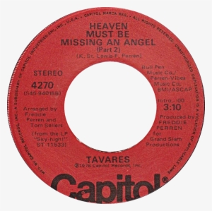 Heaven Must Be Missing An Angel By Tavares Us Vinyl - Good Morning Heartache