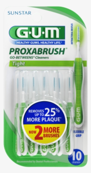 Gum® Go-betweens® Proxabrush® Cleaners, Tight, 10 Ct - Proxabrush Gum