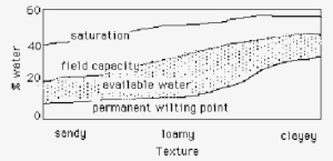 Available Water Changes With Soil Texture - Diagram