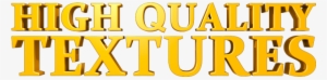 High Quality Textures - Disclaimer