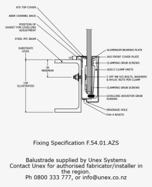 Fixing Method Image - Drip Edge Concrete Slab