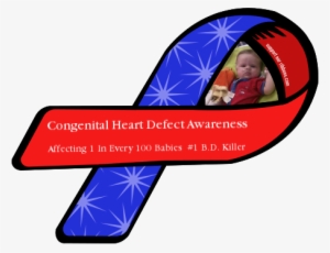 Congenital Heart Defect Awareness / Affecting 1 In - Postural Orthostatic Tachycardia Syndrome Ribbon