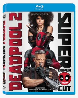 Deadpool 2 Blu-ray Combo Pack Cover - Deadpool 2 Super Duper Cut Cover
