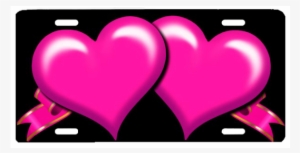 Pink Hearts With Ribbons - Ribbon