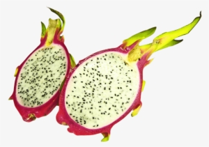 Free Png Two Half Dragon Fruit Png Images Transparent - Half A Dragon Fruit Png