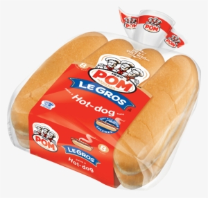 Pom® Le Gros Hot Dog Buns 8-pack - Pain Pom