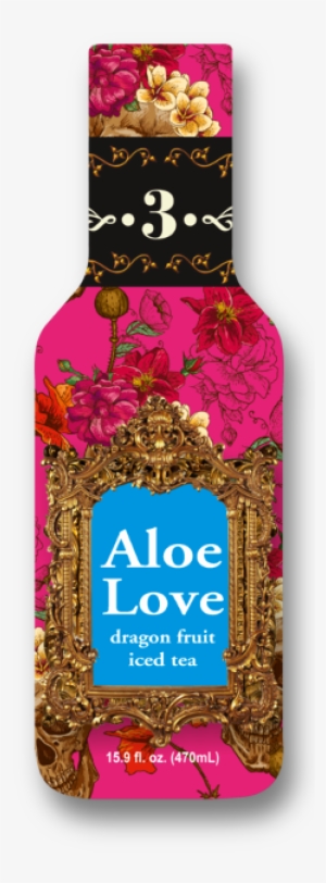 30% Natural Aloe Vera Juice & Pulp , Cane Sugar, Natural - Té De Granada Modello Aloe Love