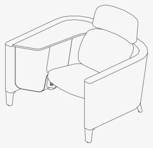 Side Surface,no/personal Worksurface,w - Club Chair