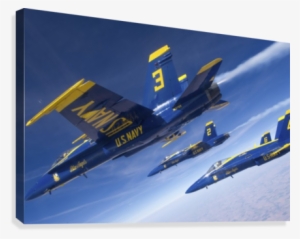 F A 18 Hornets Of The Blue Angels Fly In Formation - Poster: Images' F/a-18 Hornets