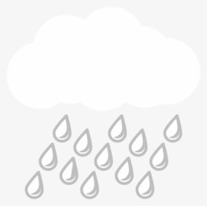 Rain - Rain Icon Png White