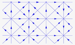 The Sketch Of The Square Majorana Lattice - Arrow