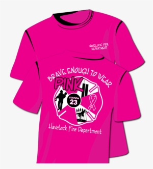 2018 'brave Enough' Pink Tee - North Carolina
