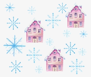 Hand Painted Pink Hut Png Transparent Background - Portable Network Graphics