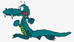 Alligator Clipart Scared - Running Animal Clip Art