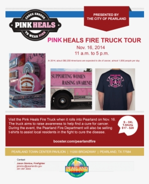 Pink Heals Fire Truck Tour - Pearland