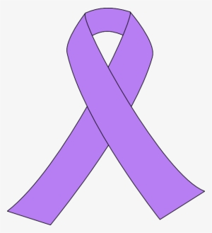 Breast Cancer Ribbon Png - Purple Cancer Ribbon Transparent