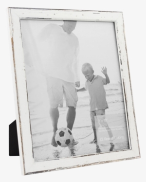 Chalk White Photo Frame - 8x10 Silver Picture Frame