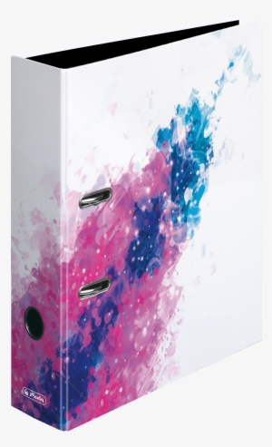 Lever Arch File A4 8cm Splash Pink Max - Segregator A4 Herlitz Color Splash - Pink
