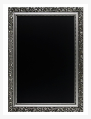Chalkboard, Wood, 71x91cm, Silver - Krijtbord, Hout, 41x41cm, Zilver.