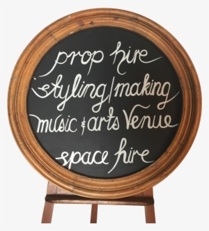 Beaten Timber Large Frame With Custom Writing