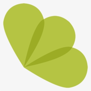 Petalo Verde En 3 - Heart