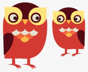 Cartoon Geometric Owl Element - Geometry
