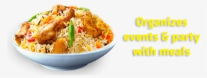 First Slide - Poster: Highviews' Chicken Biryani-h, 61x41cm.