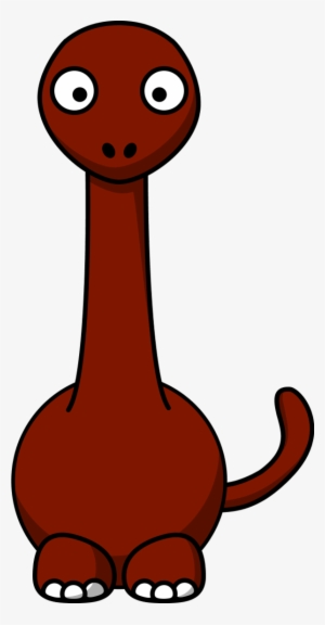 Vector Clip Art - Cartoon Dinosaur