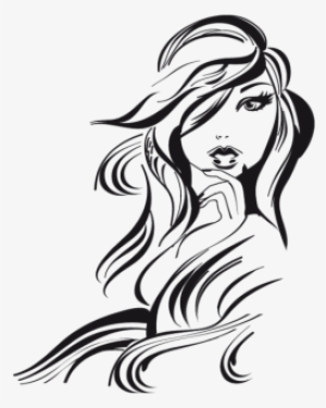 Silhouette Woman Make Up