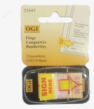 Ogi Sign Here 50 Sheets - Wire