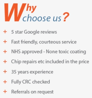 London Bath Resurfacing Why Choose Us Graphic 10a Trans - London Bath Resurfacing - Bath Enamelling