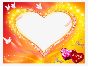 Corazón De Pétalos - Moldura Coracao Png