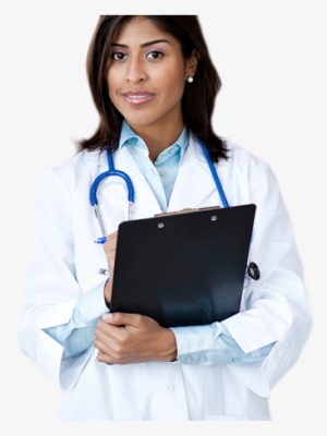 Why Choose Us - Hispanic Female Doctor