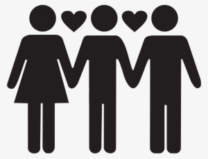 Tres Siluetas Dos Hombres Y Una Mujer Con Imgenes De - Man And Woman