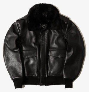 A-2 Naked Cowhide Leather Flight Jacket 184sm Black - Flight Jacket