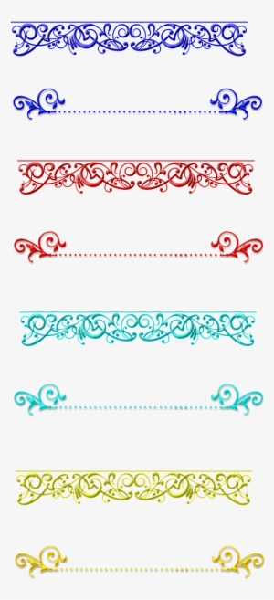 Divider Line Decoration - High Quality Stylish & Safe Metallic Gold Silver