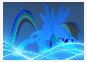 Rainbow Dash Blue Light Trails - My Little Pony: Friendship Is Magic