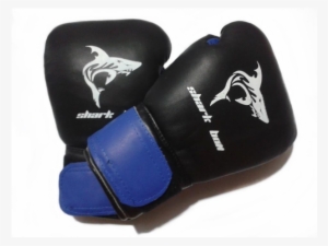 Guantes De Box De Cuero Sintetico 12 Oz - Blue Shark