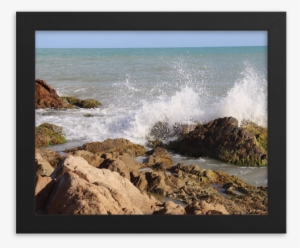Imagine Rigid Rocky Beach With The Wet And Explosive - Beach