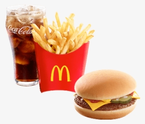 Choose Your Size - Cheese Burger Meal Mcdo